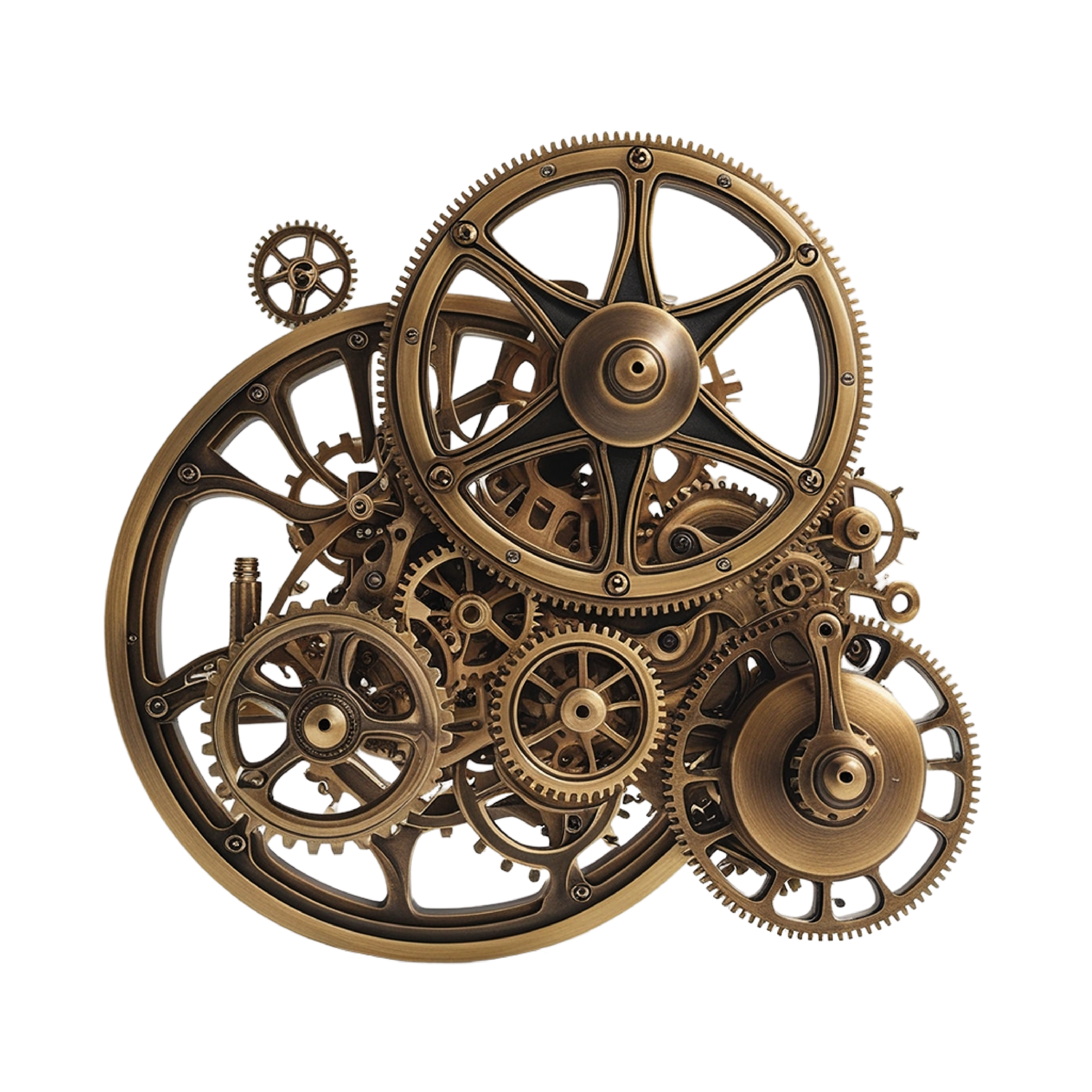 —Pngtree—detailed steampunk clockwork gears on_16322624